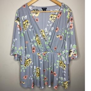 Torrid Lightweight Floral Blouse Size 2X